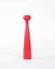 świeczniki i świece Świecznik czerwony, duński design, lata 90, Anders Norgaard 2