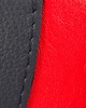 portfele męskie Portfel skórzany granatowo czaerwony cardholder 2