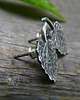 kolczyki wire wrapping "Listeczkowo" vol.I 4