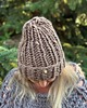 czapki damskie Beanie handmade 1