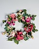 dodatki - różne Wianek dekoracyjny z kwiatów 1