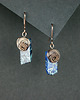 kolczyki wire wrapping Jaspis lazurowe wybrzeże kolczyki wire wrapping 8
