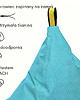 pufy do siedzenia Puf TIPI OSKAR PEREK turkusowy 7
