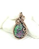 wisiory Zoisyt z rubinem wisiorek wire wrapping 4
