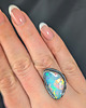 pierścionki srebrne Pierścionek rainbow colors- opal 3