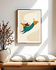 plakaty Plakat Jamnik pies 2