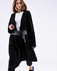 płaszcze damskie Płaszcz Mimas Czarny 1