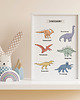 obrazy i plakaty Dinozaury - plakat edukacyjny 2