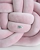 poduszki supły FLOWER KNOT PILLOW=rozeta=BRUDNY RÓŻ 2