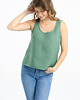 topy damskie Lniany top WILLOW eucalyptus green 3