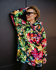 bluza z kapturem damska Damska Bluza z kapturem DR.CROW Jungle Leaves 2
