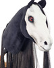 zabawki - inne Realistyczny Hobby Horse czarno-biały/czarna 2