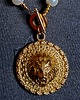 Biżuteria ślubna Perły i medalion z lwem w naszyjniku handmade, może na ślub? 3w1. WARTO 8