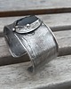 bransoletki wire wrapping Surowy turmalin - bransoletka regulowana 2
