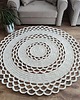 dywany Dywan szydełkowy okrągły ze sznurka 150cm 2