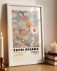 grafiki i ilustracje PLAKAT dekoracyjny pastelowe kwiaty Yayoi Kusama, poster 1