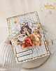 kartki scrapbooking Kobieca kartka urodzinowa z motywem jesieni "Autumn 2" GOTOWA 2