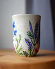 kubki Kubek ceramiczny ręcznie malowany Polne Kwiaty Kolorowe 300 ml 3