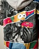 kurtki damskie Kurtka jeansowa z kapturem ręcznie malowana CUSTOM / Pop Art / Rozmiar S 2