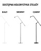 lampy podłogowe Skandynawska lampa stojąca z ruchomym ramieniem LIBERIA DUAL 5