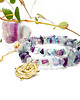 chokery Fluoryt tęczowy naszyjnik choker kolia 2