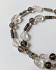 korale Choker z Kamieni Naturalnych Kryształ Górski Stal Szlachetna Naszyjnik Boho 7