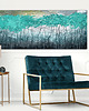 obrazy Obraz na płotnie pejzaż, las, drzewa- 150x60cm 2