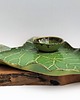 patery i talerze Duża Patera dekoracyjna talerz  ceramiczny LIŚĆ 3