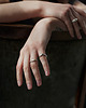 pierścionki - różne SMOOTH mini / glossy silver ring 5