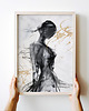 plakaty Plakat Mystery Woman - abstrakcja 5