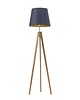 lampy podłogowe Drewniana lampa stojąca na 3 nogach ARUBA GOLD tripod trójnóg 8