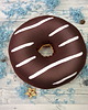 poduszki z grafiką Poduszka Pączek Donut Mały Czekolada 3