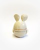 pojemniki na biżuterię Ceramiczna szkatułka, Biała myszka, Naczynie na pierścionki 1