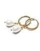 kolczyki pozłacane Kolczyki pozłacane Pearls [white] perły vol. 19 3