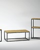 stoliki kawowe Stolik kawowy SABLE - minimalistyczna ława metalowa 7