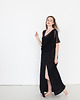 sukienki maxi damskie Sukienka lniana elegancka z tiulem 3