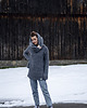 swetry damskie  Sweter Boucle Szary 3