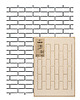 tapety i naklejki ścienne Powtarzalny szablon malarski /BRICK WALL #2 2