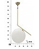 lampy wiszące Lampa Wisząca Mosiądz Glamy 3