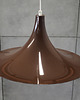 lampy wiszące Lampa wisząca brązowa, duński design, lata 60 1