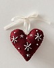 ozdoby choinkowe Zawieszka choinkowa SERCE duże z kokardką 2