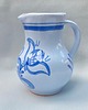 dodatki - różne Ceramiczny niebieski dzbanek 1