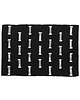 dywany Dywan Bawełniany Dywanik Bawełniany Rollo Czarny 50x80 cm 1