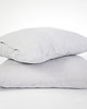 poduszki gładkie Lniana poszewka Classic LIGHT GRAY 3