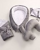 kocyki, kołderki, pościel dla dzieci Kocyk Velvet Nest Premium gray 1