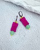 kolczyki soutache Letni zachód 1