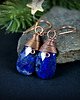 kolczyki wire wrapping Kolczyki z lapis lazuli 5