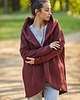 bluza z kapturem damska Peleryna do zadań specjalnych Ciemny Burgund 2