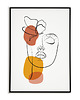 plakaty Plakat Abstrakcja - LINIE - Kobieta 3