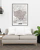 plakaty Londyn mapa plakat  50x70 cm / A3 / A4 2